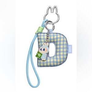 Labubu PopMart p4L Letter Pendant “ D “